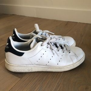 Adidas Stan Smith Originals White Shoes, Sz 6.5